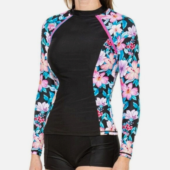 Pipeline Luana Rash Guard - UPF 50+, Long Sleeve (For Women) Size Medium - Picture 1 of 14